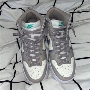 nike dunk high up iron purple grey sneaker